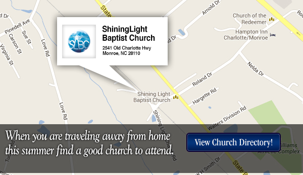 Find a church this summer!