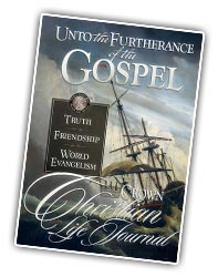 Unto the Furtherance of the Gospel Christian Life Journal